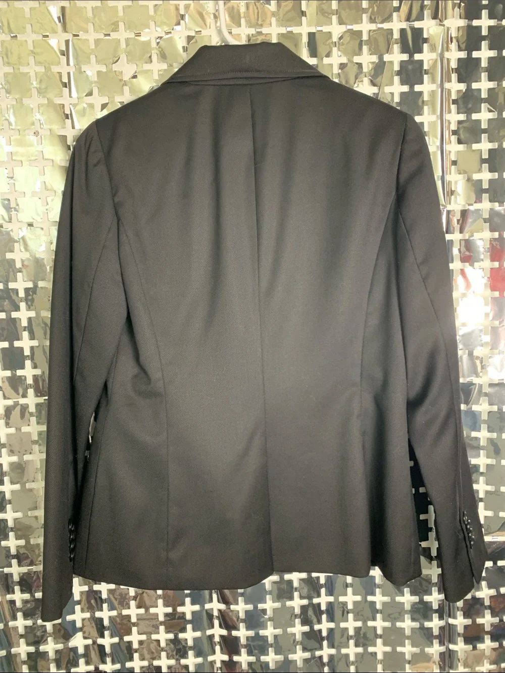 Brooks Brothers Black Women's Three-Button Blazer